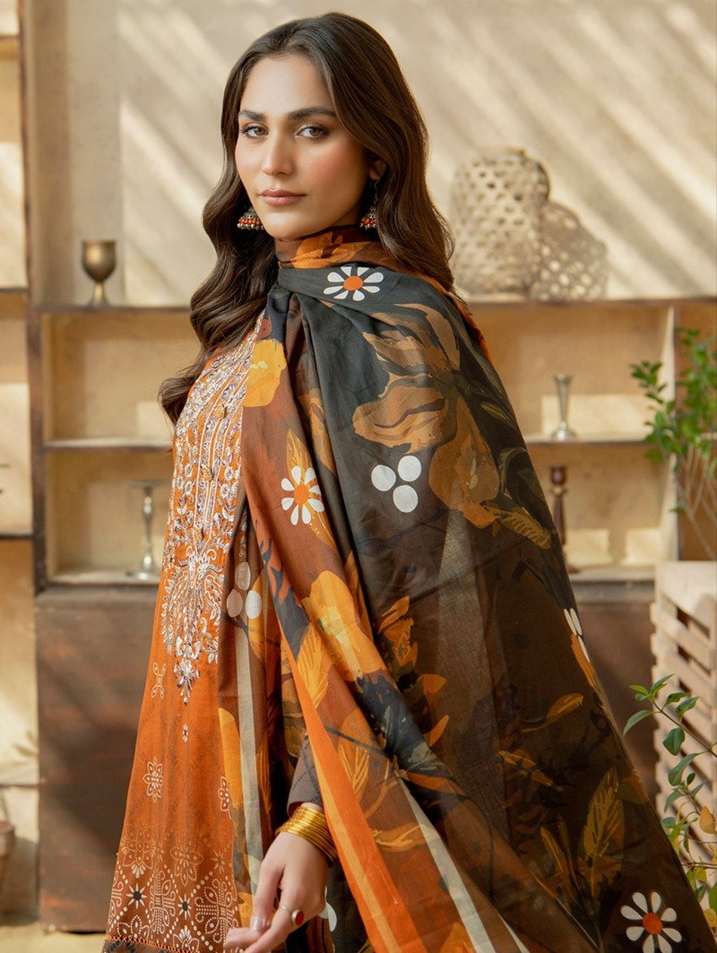 MARVI | GUl-E-RANG EMBROIDERED LAWN'25