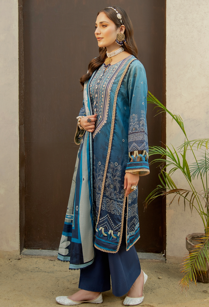 JAHANARA | GUl-E-RANG EMBROIDERED LAWN'25