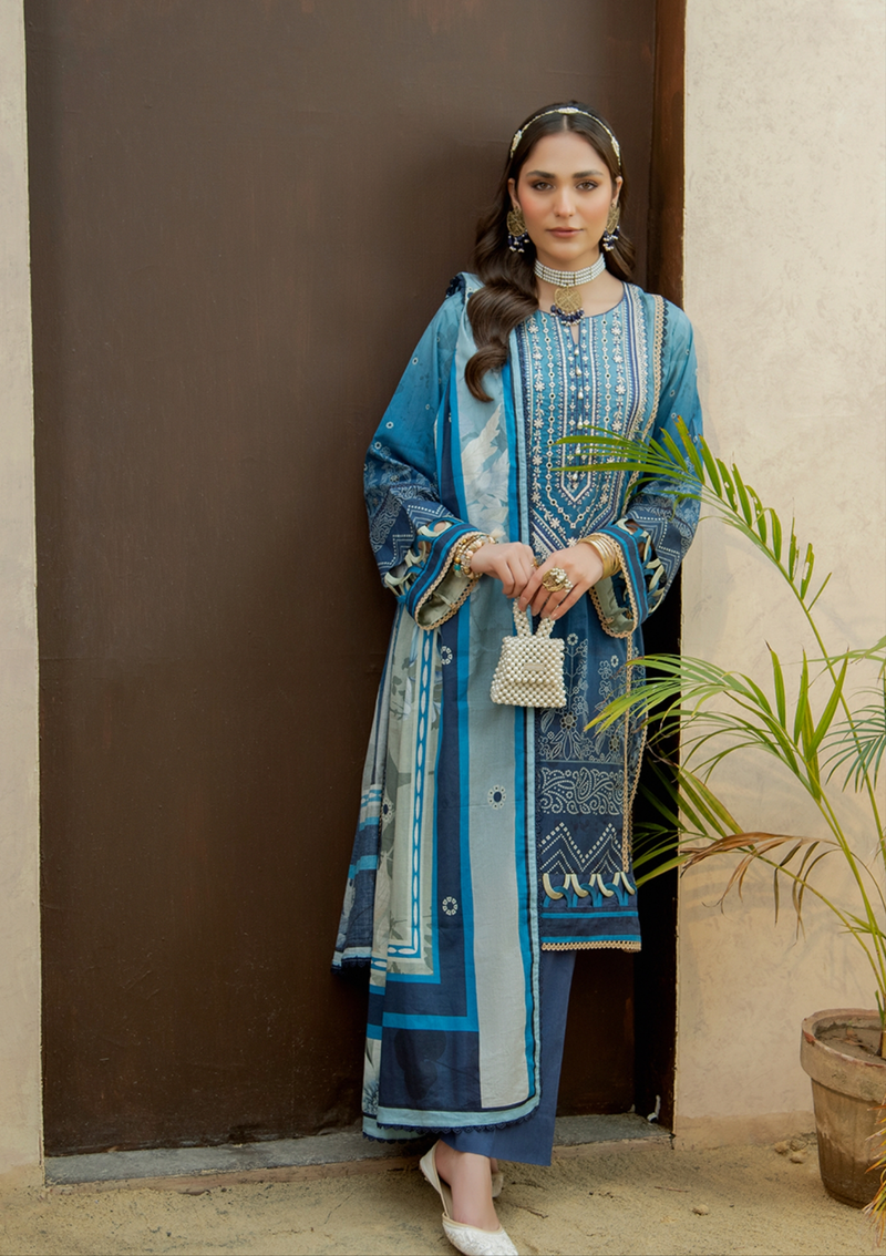 JAHANARA | GUl-E-RANG EMBROIDERED LAWN'25