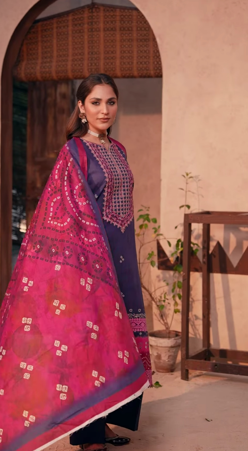 ROSHANARA | GUl-E-RANG EMBROIDERED LAWN'25